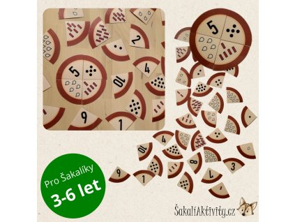 MASOPUSTNÍ KOLÁČE - počítání 1-10