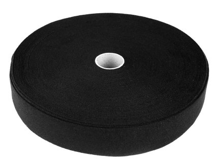 Nízkoprofilový suchý zip háček + plyš šíře 50 mm jemný (Varianta 2 bílá, Balení 1 m)