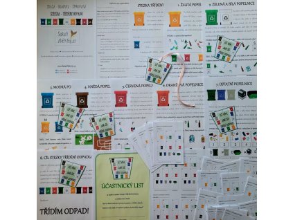 Šakalíkova trasa - STEZKA TŘÍDĚNÍ ODPADU