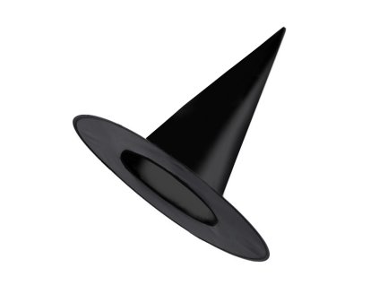Karnevalový klobouk čarodějnický (Varianta černá, Balení 1 ks)