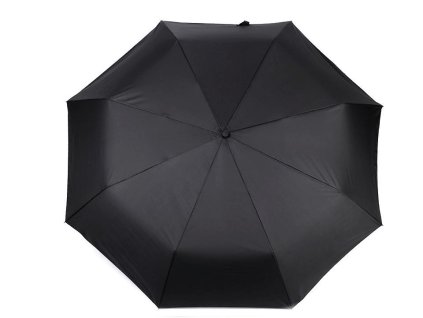 Velký rodinný skládací vystřelovací deštník (Varianta černá, Balení 1 ks)