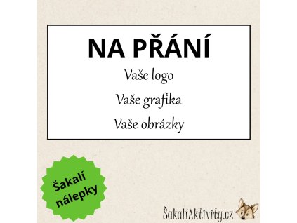 Samolepky na Vaše přání - obdélník