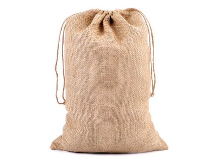 Dárkový pytlík 25x38 cm jutový (Varianta režná přírodní, Balení 10 ks)