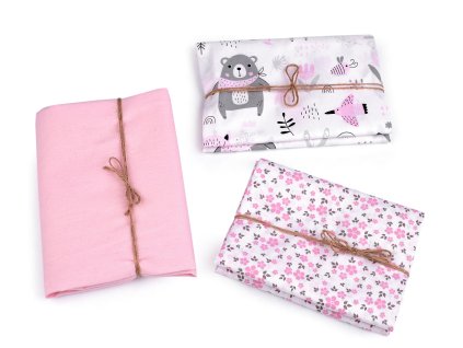 Zbytková metráž látek 1 ks (Varianta 1 růžovofialová různé odstíny, Balení 1 ks)