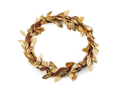 Tvarovací drátek s listy 2 m (Varianta zlatá, Balení 1 svaz.)