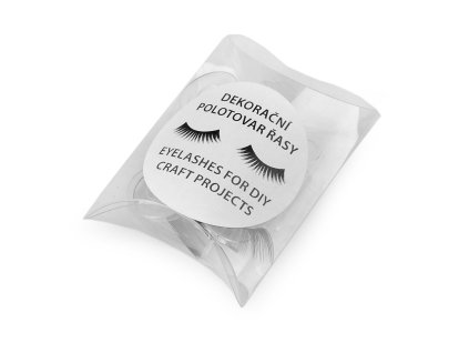 Dekorační polotovar řasy Ø17 mm (Varianta černá, Balení 2 ks)
