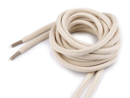 Tkaničky do bot, tenisek, mikin délka 130 cm (Varianta 1 (130 cm) režná světlá, Balení 2 ks)
