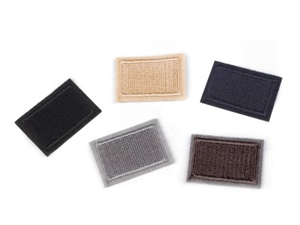 Nažehlovací záplaty pro opravy dírek i zdobení 2,3x3,3 cm (Varianta 1 béžová světlá, Balení 10 ks)