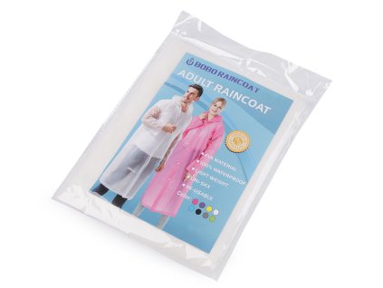 Pláštěnka pro dospělé pevná (Varianta 1 bílá, Balení 1 ks)