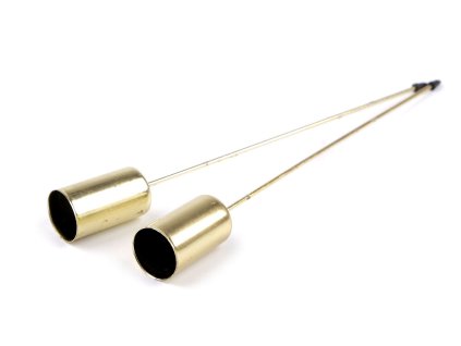 Bodce na svíčky Ø2,2 cm 2. jakost (Varianta 2 zlatá sv., Balení 4 ks)