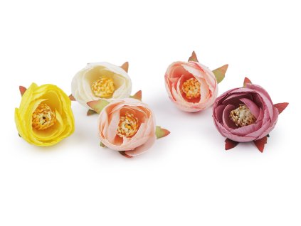 Umělý květ pryskyřník Ø6 cm (Varianta 4 pudrová, Balení 2 ks)