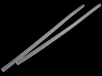 Tavné lepidlo Ø7 mm délka 25 cm nežloutnoucí (Varianta (25 cm) transparent, Balení 10 ks)