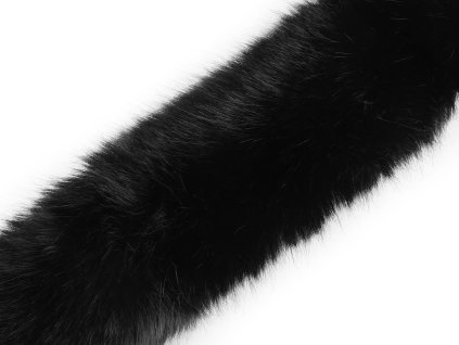 Našívací oděvní / dekorační kožešina plochá šíře 9 cm (Varianta 1 Off White, Balení 1 m)