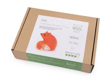 Kreativní sada plstěné zvířátko (Varianta 7 Triceratops modrá, Balení 1 krab.)