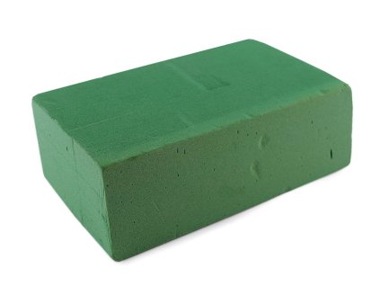 Aranžovací hmota Florex pro mokré aranžování 7x10x20 cm cihla (Varianta zelená, Balení 1 ks)