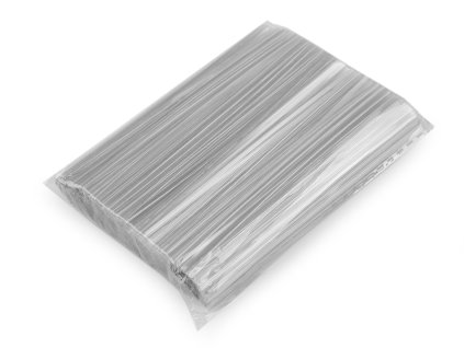 Vázací drátek transparent délka 10 cm (Varianta transparent, Balení 1 sáček)
