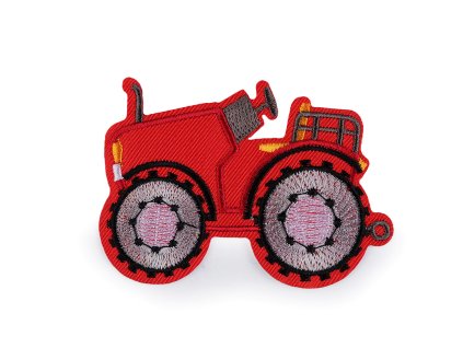 Nažehlovačka traktor (Varianta 1 červená, Balení 10 ks)