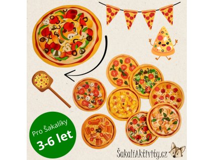 PIZZA - otočné skládačky
