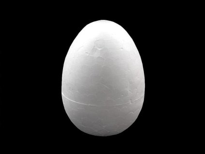 Vejce 4,7x6,8 cm polystyren (Varianta bílá, Balení 20 ks)