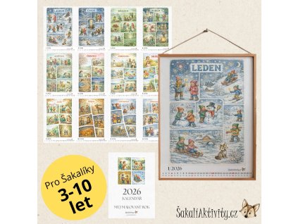 KALENDÁŘ - Můj malovaný rok 2026