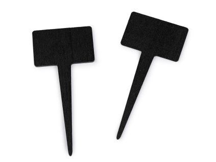 Tabulka / zápich (Varianta černá, Balení 10 ks)