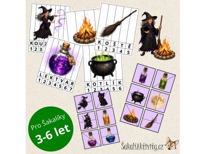 Puzzle - Čarodějnice