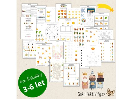 Pracovní listy - TŘI KRÁLOVÉ