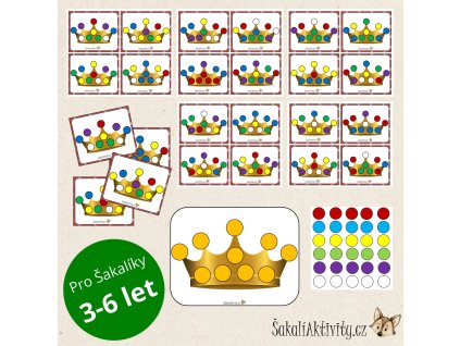 KRÁLOVSKÁ KORUNA - barvy