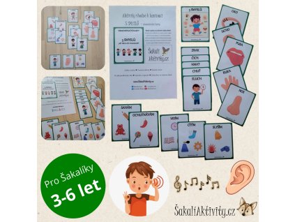 5 SMYSLŮ - demonstrační karty