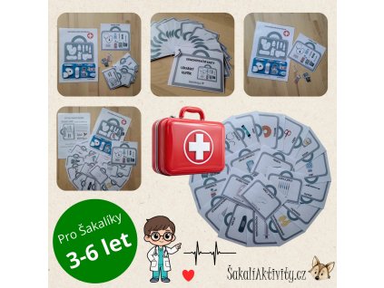 LÉKAŘSKÝ KUFŘÍK - skládání a demonstrační karty