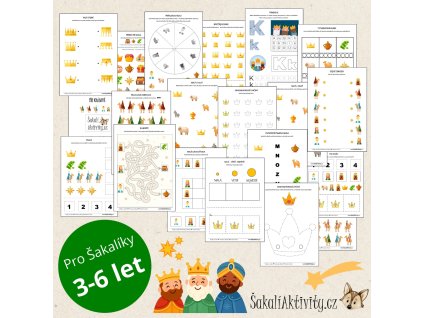 Sada aktivit - TŘI KRÁLOVÉ