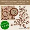 MASOPUSTNÍ KOLÁČE - počítání 1-10