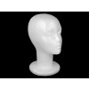 Polystyrenová hlava (Varianta bílá, Balení 1 ks)