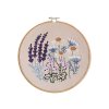 Sada na vyšívání s předtištěným motivem (Varianta 3 béžová, Balení 1 sada)