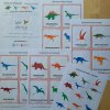 Kreslení dinosauři - demonstrační karty