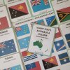 Vlajky států Austrálie a Oceánie - demonstrační karty