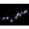 LED světelný řetěz vločky, hvězdy, stromečky na baterie (Varianta 3 transparent stromeček, Balení 1 ks)