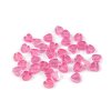 Plastové korálky srdce Ø8 mm (Varianta 7 transparent, Balení 20 g)