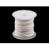 Šňůrka hlazená, lesklá Ø1 mm (Varianta 1 Off White, Balení 1 ks)