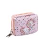 Mini peněženka dětská 7x8,5 cm (Varianta 13 růžová nejsv. sova, Balení 1 ks)