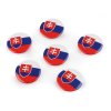 Brož / placka vlajka Slovenská republika Ø3,5 cm (Varianta viz foto, Balení 6 ks)