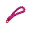 Splétaný přívěsek / klíčenka s karabinou (Varianta 1 pink, Balení 1 ks)