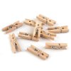 Dřevěný kolíček 4x25 mm (Varianta 5 přírodní sv., Balení 10 ks)