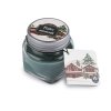 Malá vánoční vonná svíčka ve skle s jmenovkou 28 g (Varianta 28 (Mulled wine) vínová, Balení 1 ks)