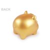 Zlaté prasátko pro štěstí / pokladnička pro svatby a Vánoce (Varianta zlatá, Balení 1 ks)