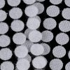 Suchý zip samolepicí kolečka Ø10 mm, 63 párů - bílý