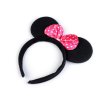 Karnevalová čelenka Minnie Mouse (Varianta 4 červená velké puntíky, Balení 1 ks)