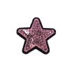 Nažehlovačka hvězda s flitry (Varianta 12 stříbrná, Balení 10 ks)