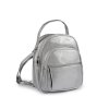 Dámský batoh / kabelka 2v1 21x24 cm (Varianta 1 stříbrná, Balení 1 ks)