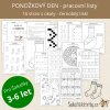 Pracovní listy - PONOŽKOVÝ DEN